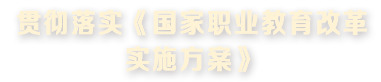 貫徹落實《國家職業(yè)教育改革實施方案》